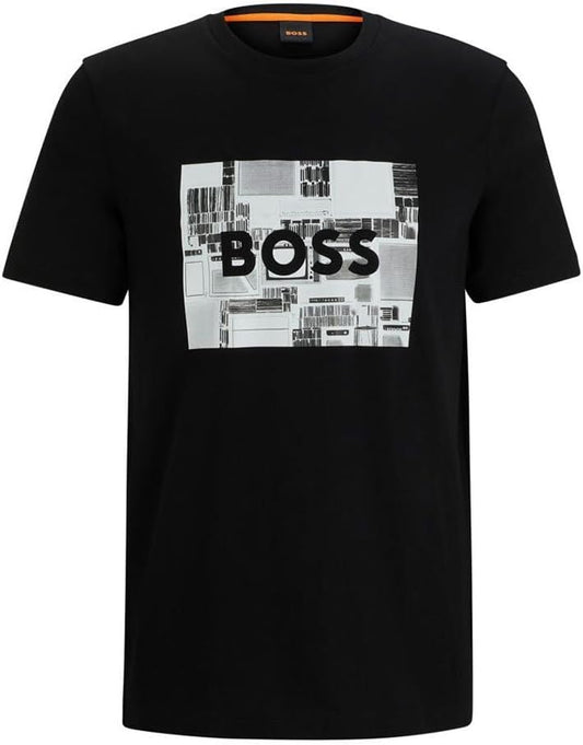 BOSS Mens T-Shirt 10254276 01 Crew Neck Short Sleeve Tee Top