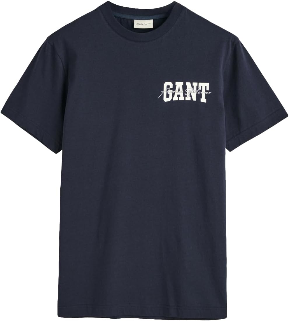GANT Men's Arch Script SS T-Shirt