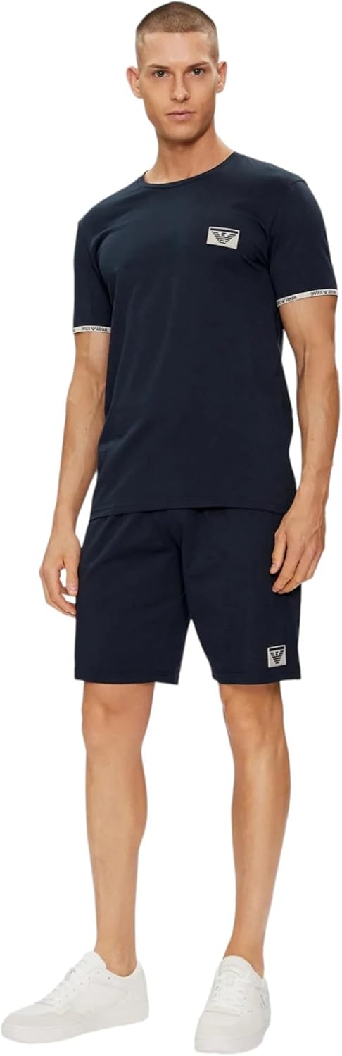 Emporio Armani Men's Piping Logoband T-Shirt