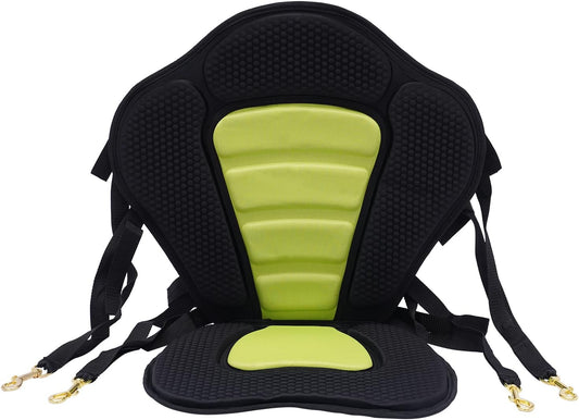 Deluxe Kayak Seat Fishing Boat Seat with Storage Bag, Detachable Paddle Board Seat Adjustable Lifetime Kayak Accessories for Kayak sup and Canoe