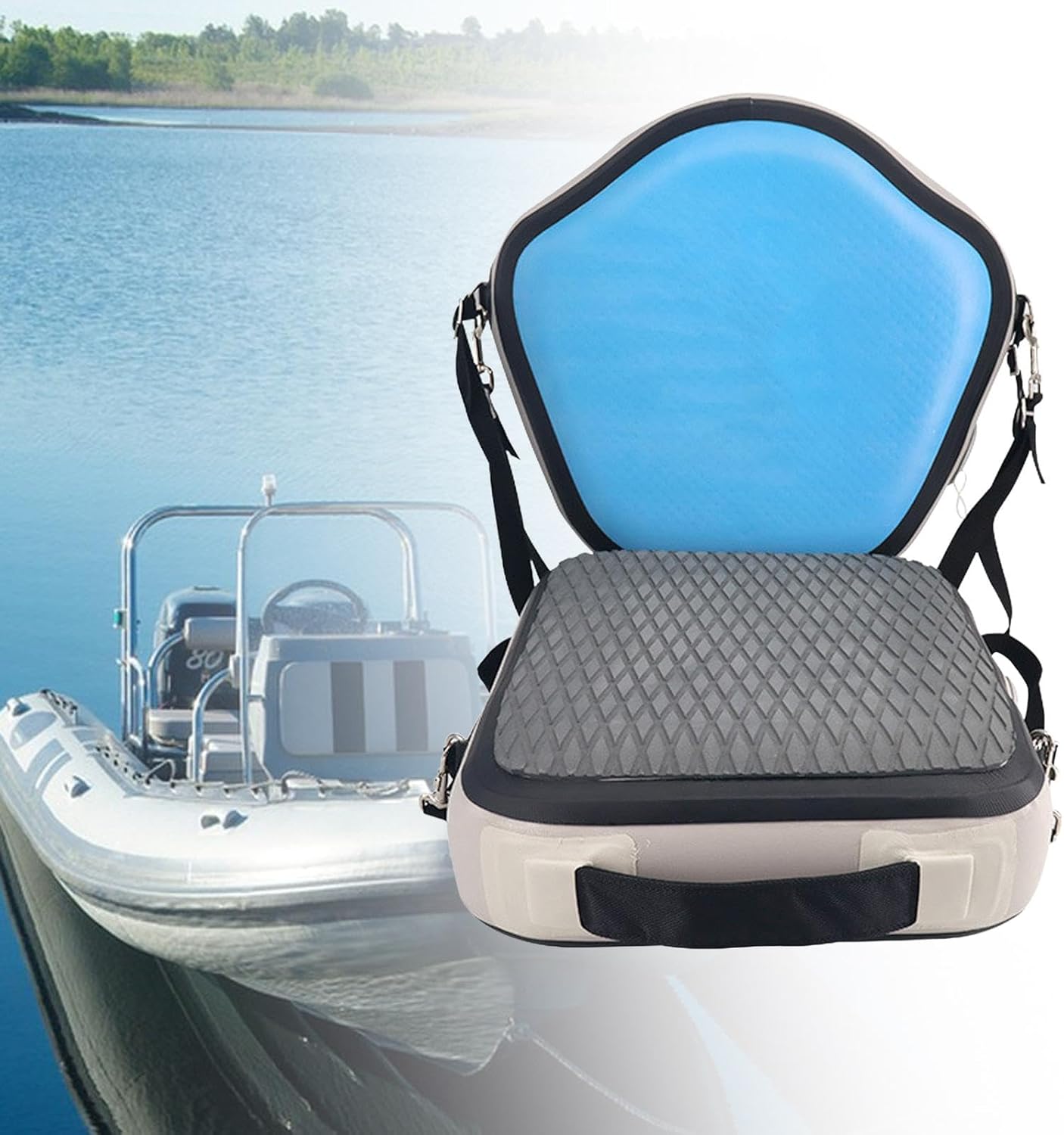 Kayak Seat Boat Seat, Premium Waterproof Universal Paddle Board Seat, Canoe Backrest Seat for Kayak Surfboard, Fishing Boat