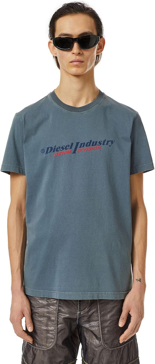 Diesel Men's Mens T-DIEGOR-IND T-Shirt Orange