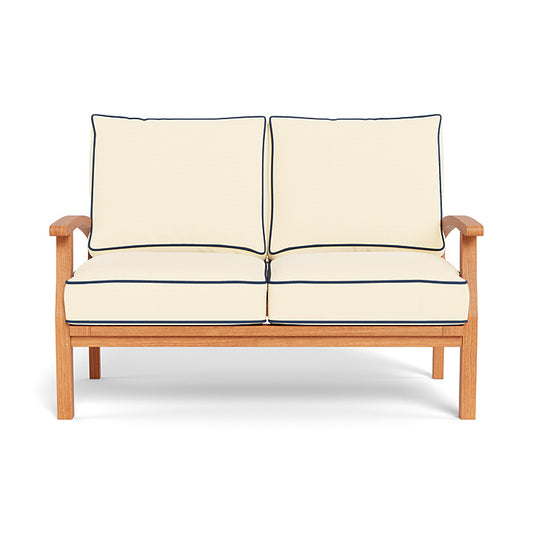 Teak Loveseat with Sunbrella® Cushions