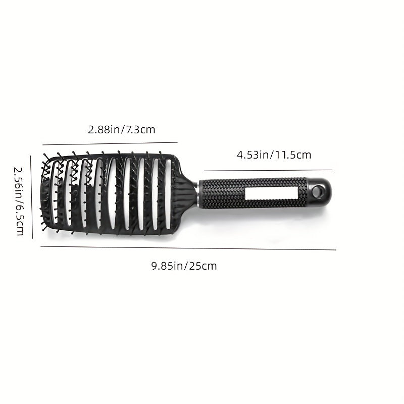 Hair Detangling Brushes, Quick Dry, Curved Styling Comb for Dry and Wet Hair (1 Pc )