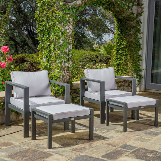 Greesum 4 Pieces Patio Furniture Set