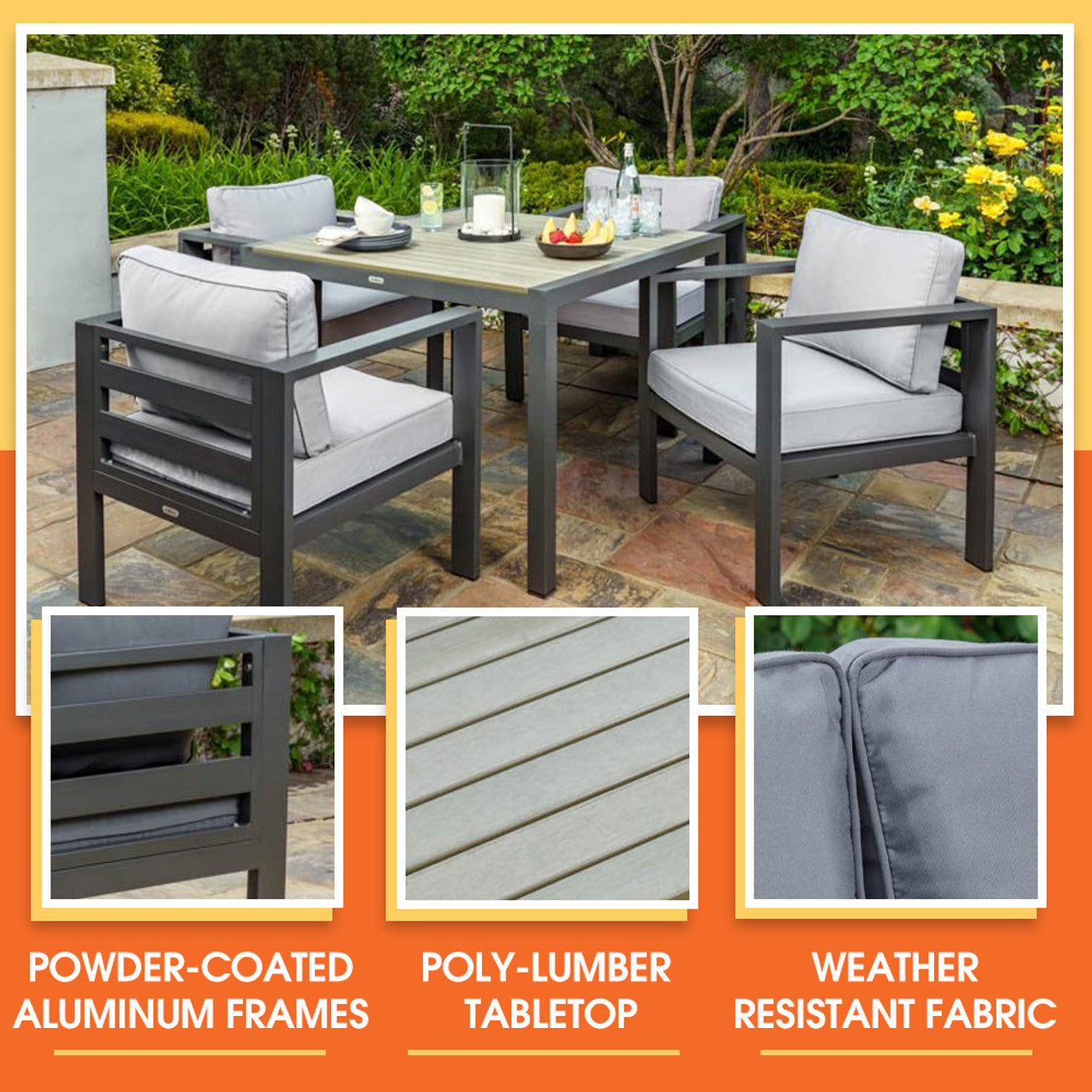 Lakeview 5pc Dining Set