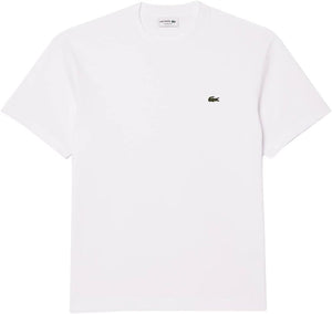 Lacoste Mens 2024 Cotton Fabric Logo Classic Fit Versatile T-Shirt