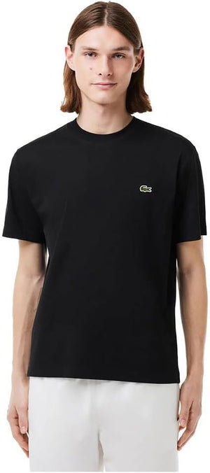 Lacoste Mens 2024 Cotton Fabric Logo Classic Fit Versatile T-Shirt