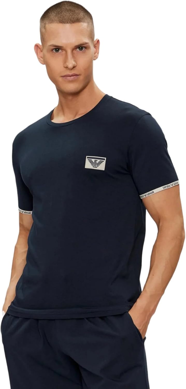 Emporio Armani Men's Piping Logoband T-Shirt