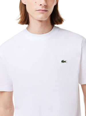 Lacoste Mens 2024 Cotton Fabric Logo Classic Fit Versatile T-Shirt