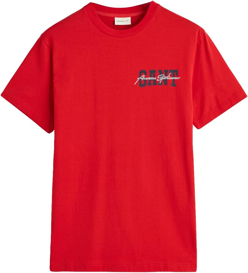 GANT Men's Arch Script SS T-Shirt