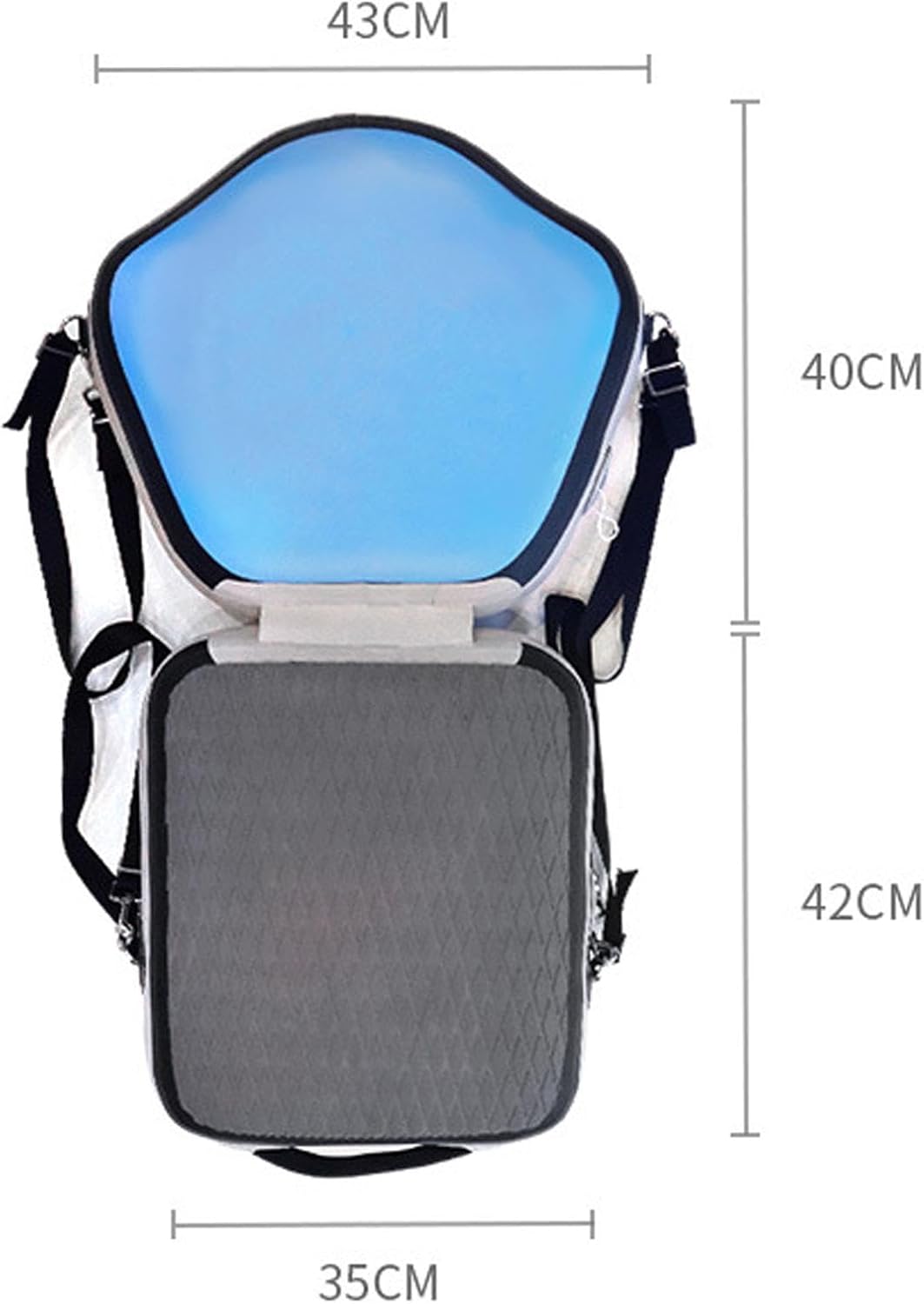Kayak Seat Boat Seat, Premium Waterproof Universal Paddle Board Seat, Canoe Backrest Seat for Kayak Surfboard, Fishing Boat