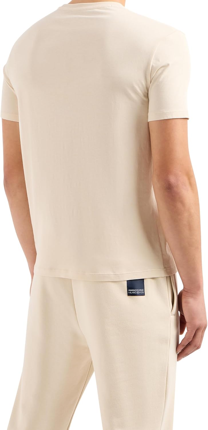 Armani Exchange Men's Limited Milano Edition Regular Fit Patch Logo Tee T-Shirt