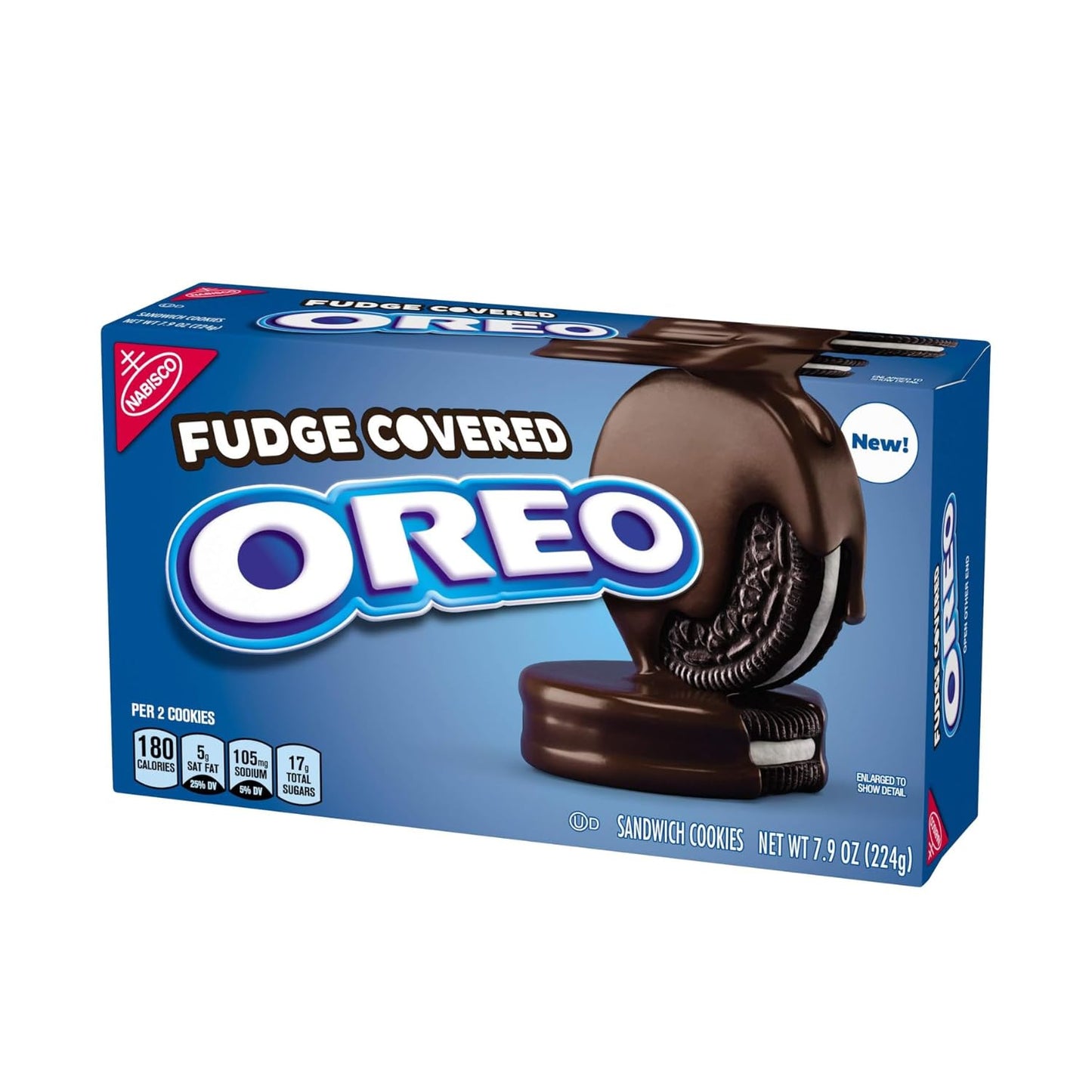 Christie Oreo Fudge Covered Chocolate Sandwich Cookies, 224g/7.9oz (Pack of 2) Shipped from Canada by Trendnsave