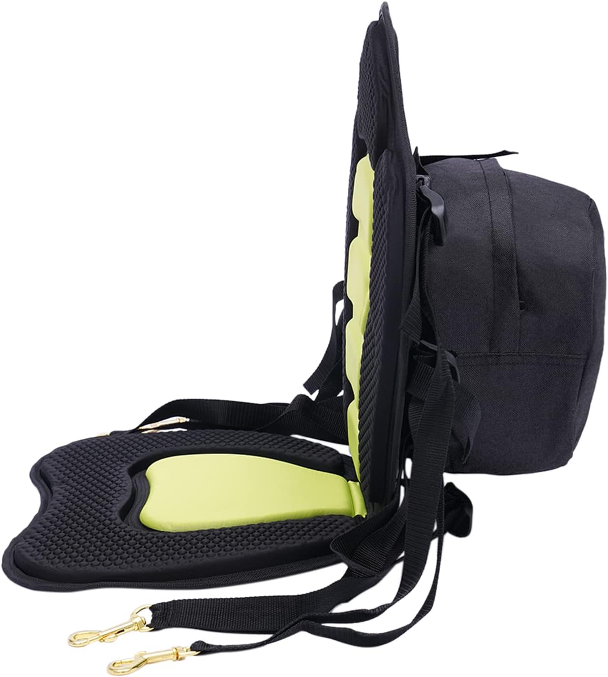 Deluxe Kayak Seat Fishing Boat Seat with Storage Bag, Detachable Paddle Board Seat Adjustable Lifetime Kayak Accessories for Kayak sup and Canoe