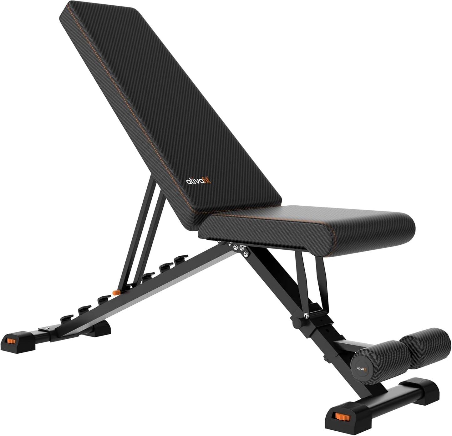 Work Out system - Weight Bench Folding Strength Training Bench for Full Body Workout Incline Bench with CST Home Workout Studio