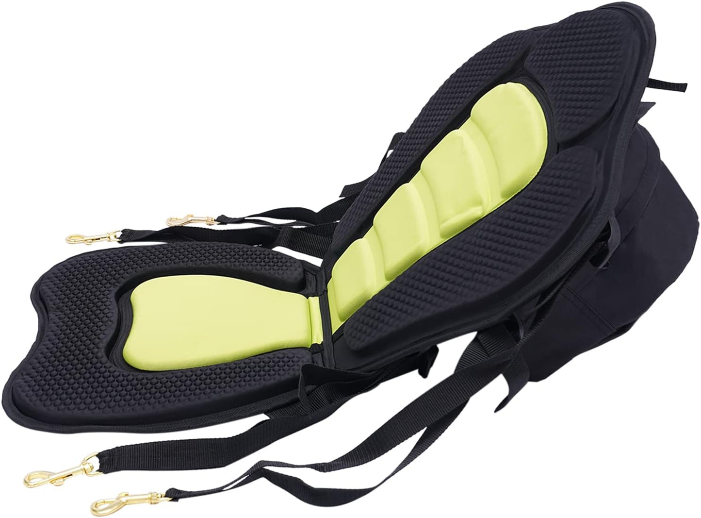 Deluxe Kayak Seat Fishing Boat Seat with Storage Bag, Detachable Paddle Board Seat Adjustable Lifetime Kayak Accessories for Kayak sup and Canoe