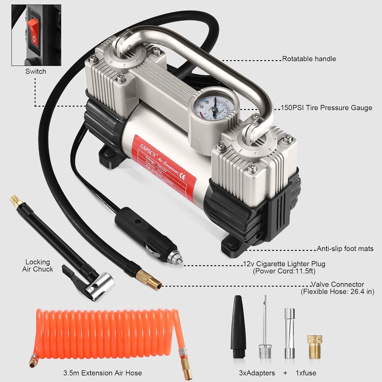 Detachable Universal Paddle Adapt - 8A
