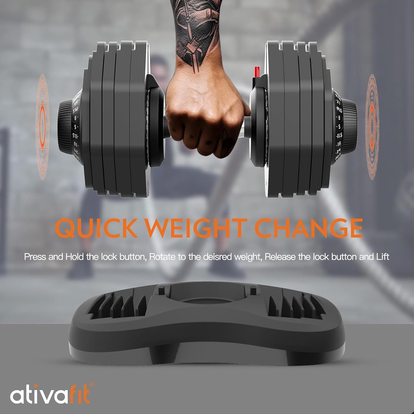 Adjustable Weight Dumbbell with Full Home Fitness Set  | DT1188
