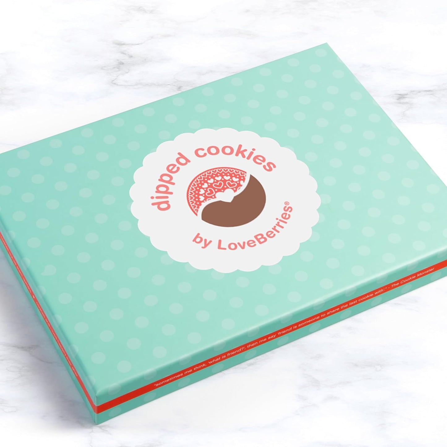 12 Chocolate Covered Love Oreos with Valentine Sleeve