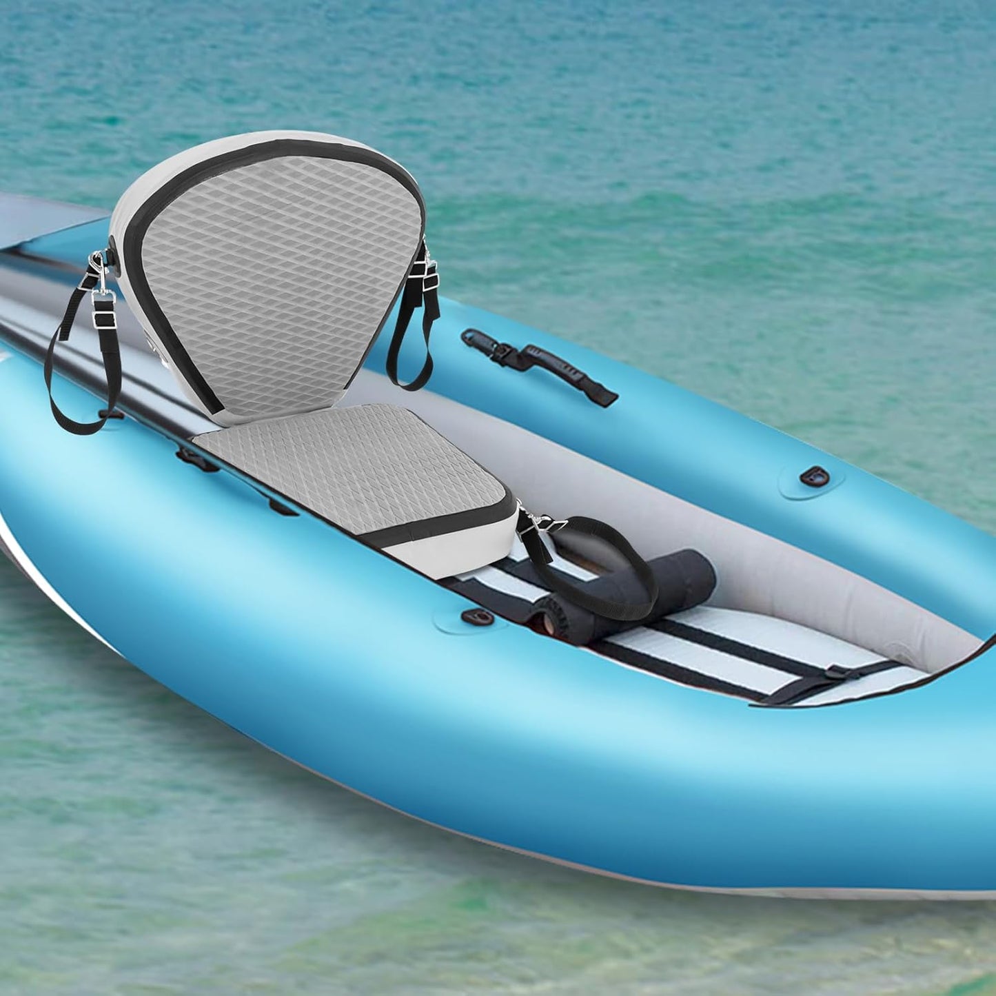 Kayak Seat Padded Kayak Seat Thicken Seat Cushion for Kayak Kayak Kayak Accessories Outdoors Fishing Boat Seat Detachable Paddle Board Seat Canoe Seats with Back Support Kayak Seat Cushion