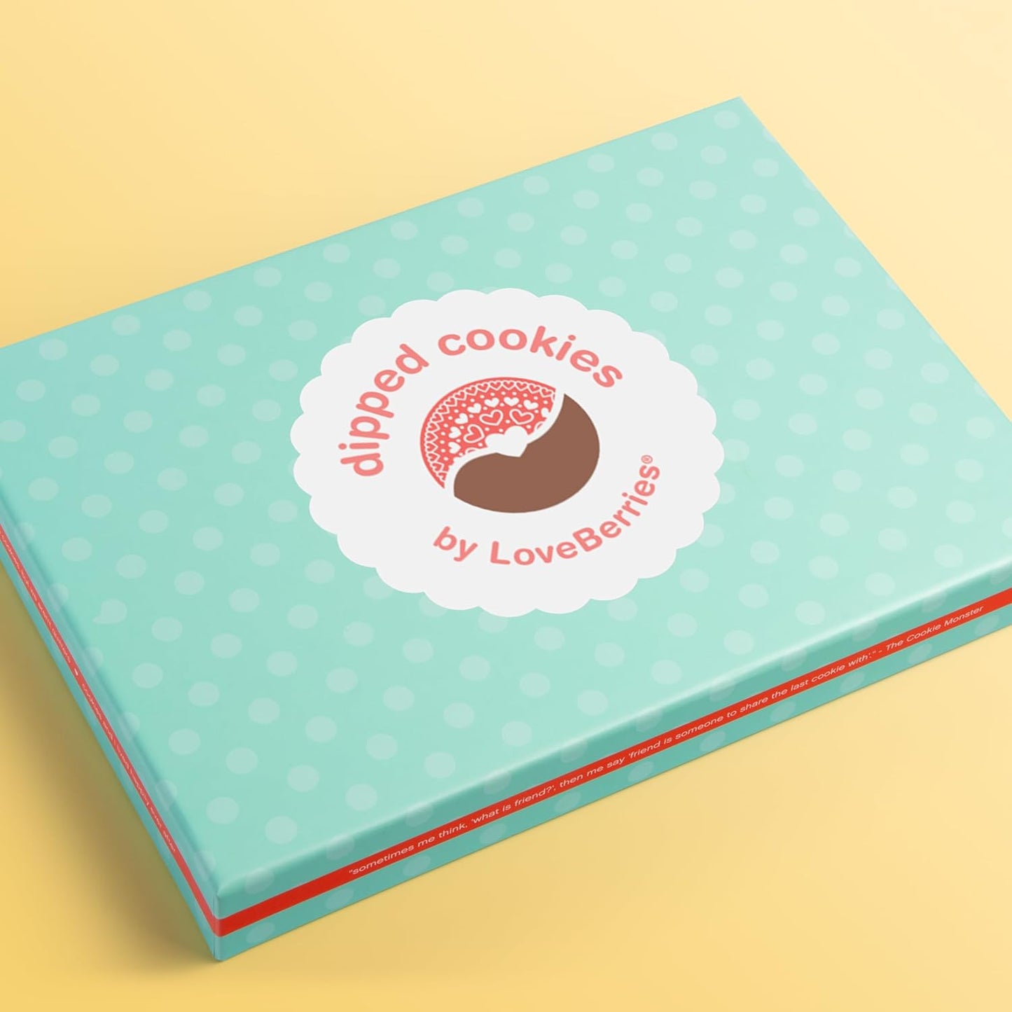 Milk, White & Dark Chocolatey Covered Sandwich Cookies Gift Box by Love Berries