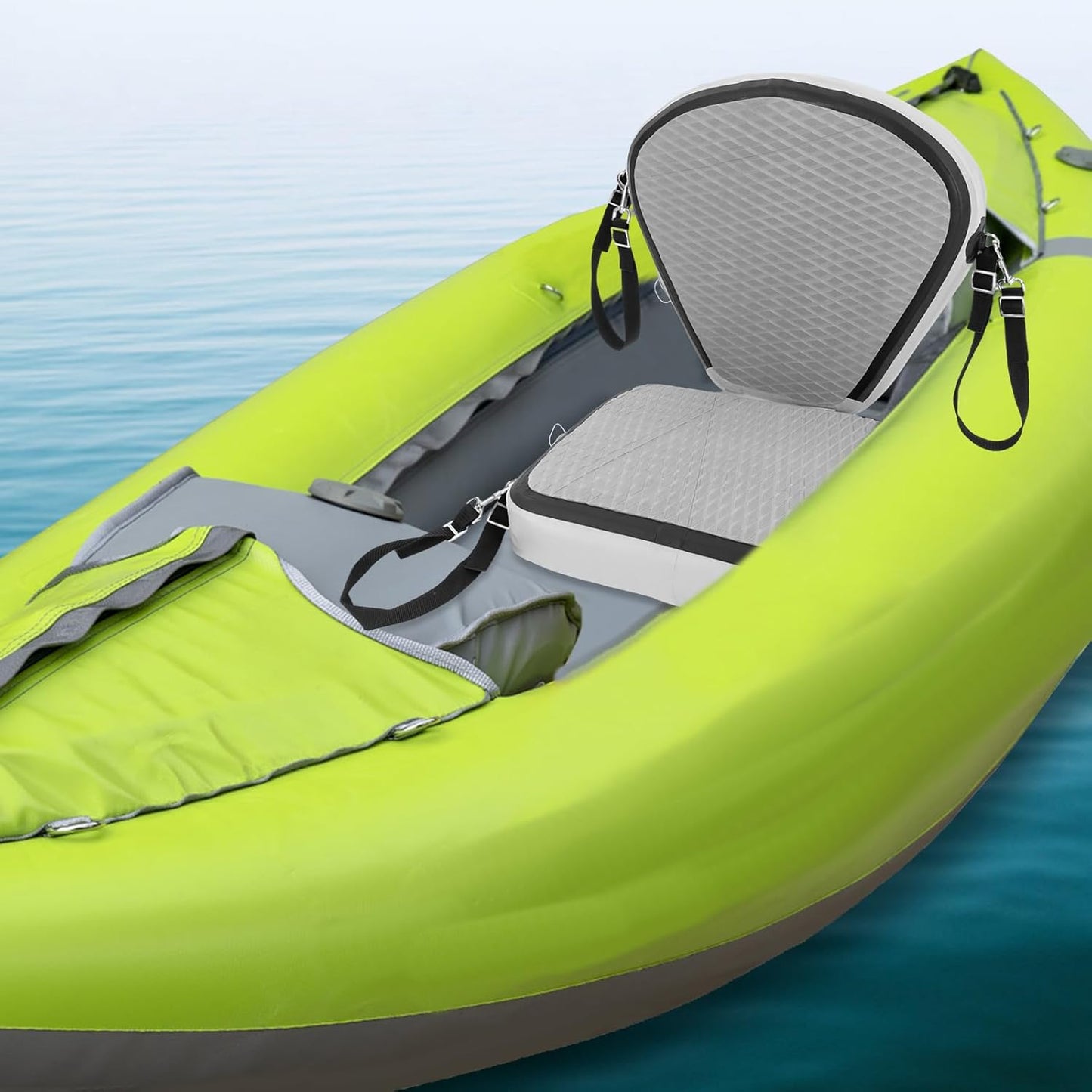 Kayak Seat Padded Kayak Seat Thicken Seat Cushion for Kayak Kayak Kayak Accessories Outdoors Fishing Boat Seat Detachable Paddle Board Seat Canoe Seats with Back Support Kayak Seat Cushion