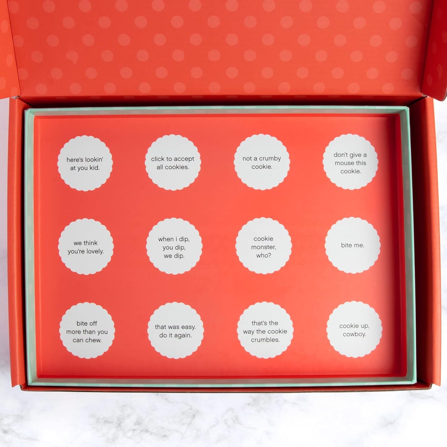 Milk, White & Dark Chocolatey Covered Sandwich Cookies Gift Box by Love Berries