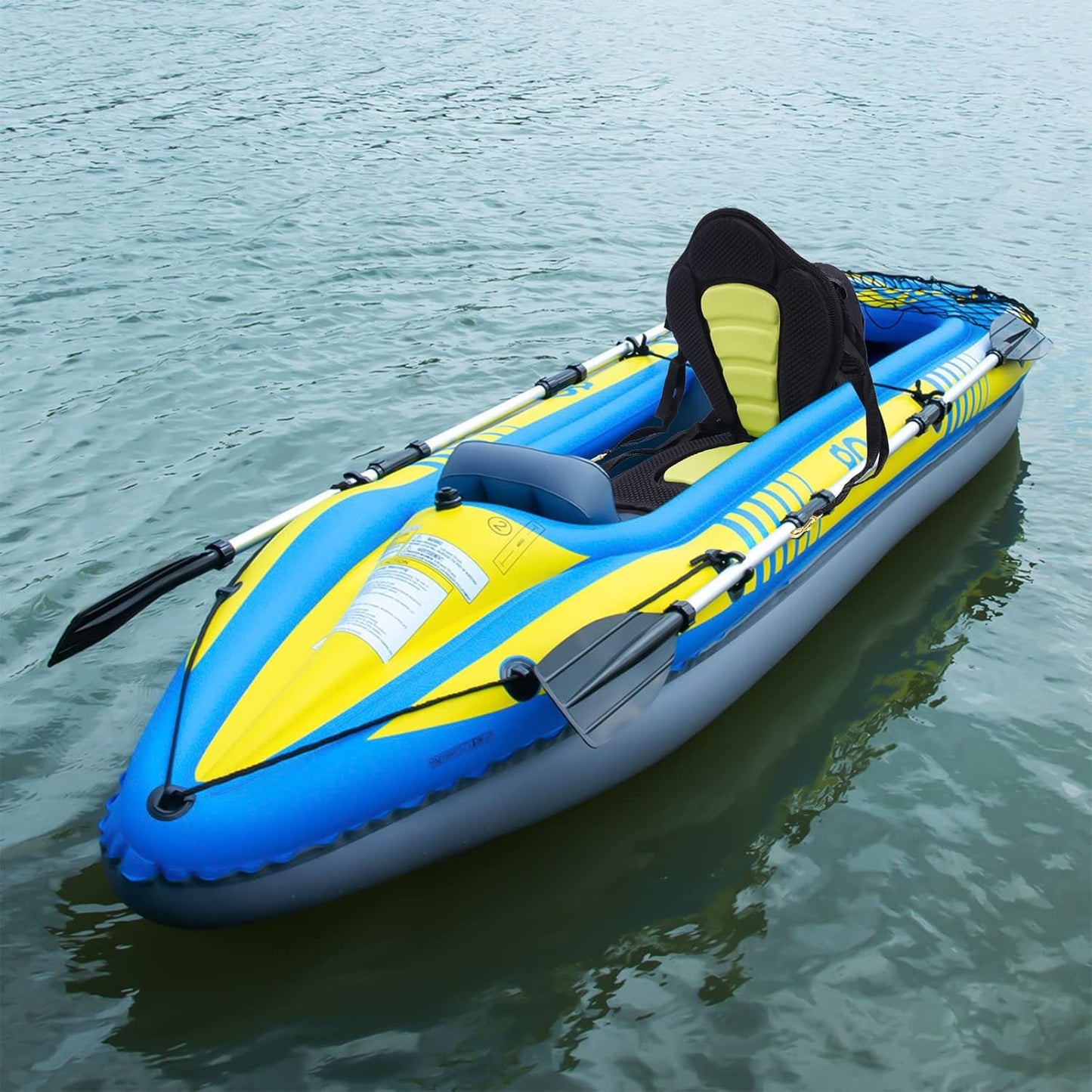 Deluxe Kayak Seat Fishing Boat Seat with Storage Bag, Detachable Paddle Board Seat Adjustable Lifetime Kayak Accessories for Kayak sup and Canoe