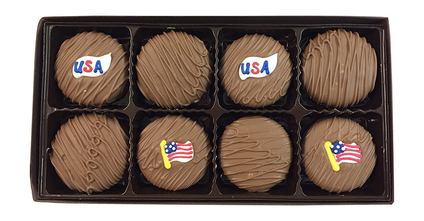 Philadelphia Candies Milk Chocolate Covered OREO Cookies Net Wt 8 oz