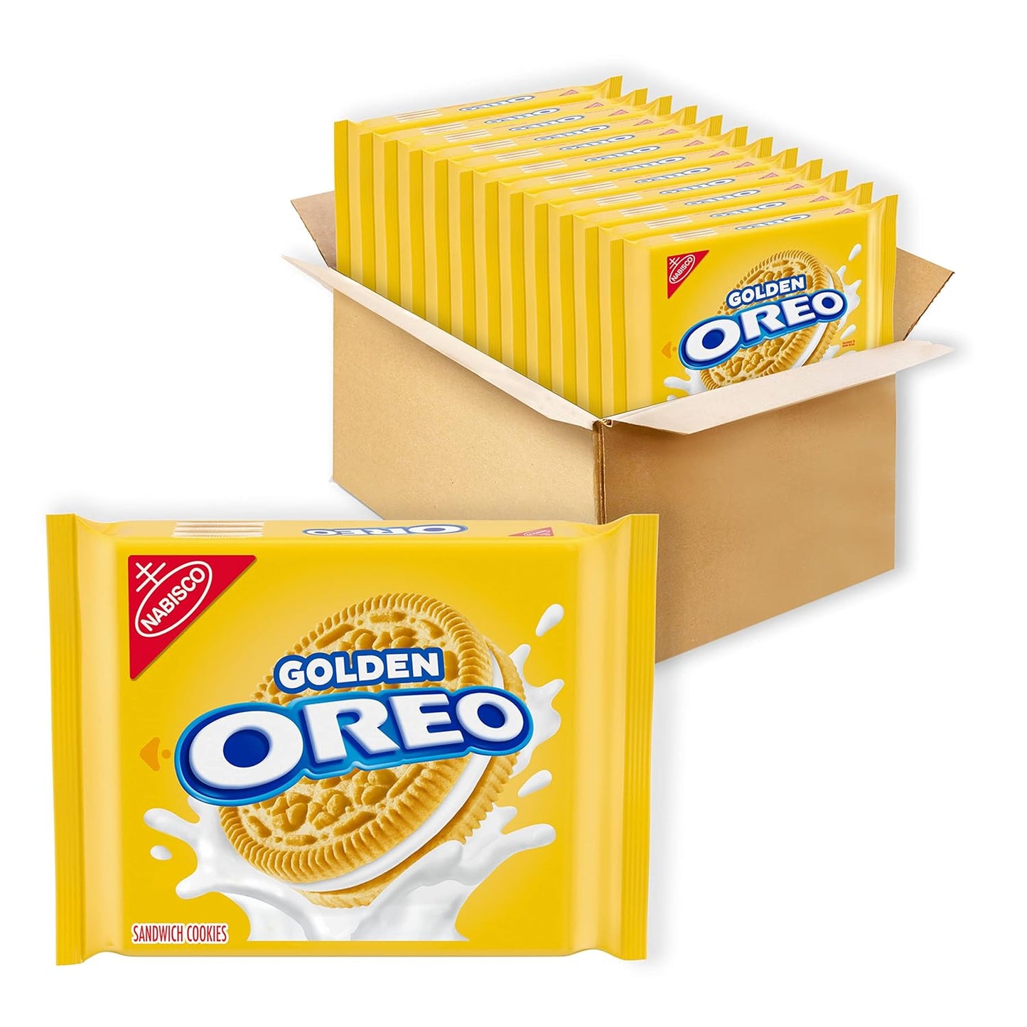 OREO Fudge Covered Chocolate Sandwich Cookies, Original Flavor, 12 - 7.9 oz Boxes