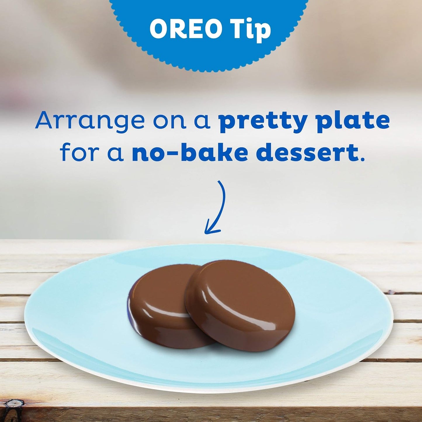 OREO Fudge and White Fudge Covered Chocolate Sandwich Cookies, Holiday Cookies, 1.03 lb Tin