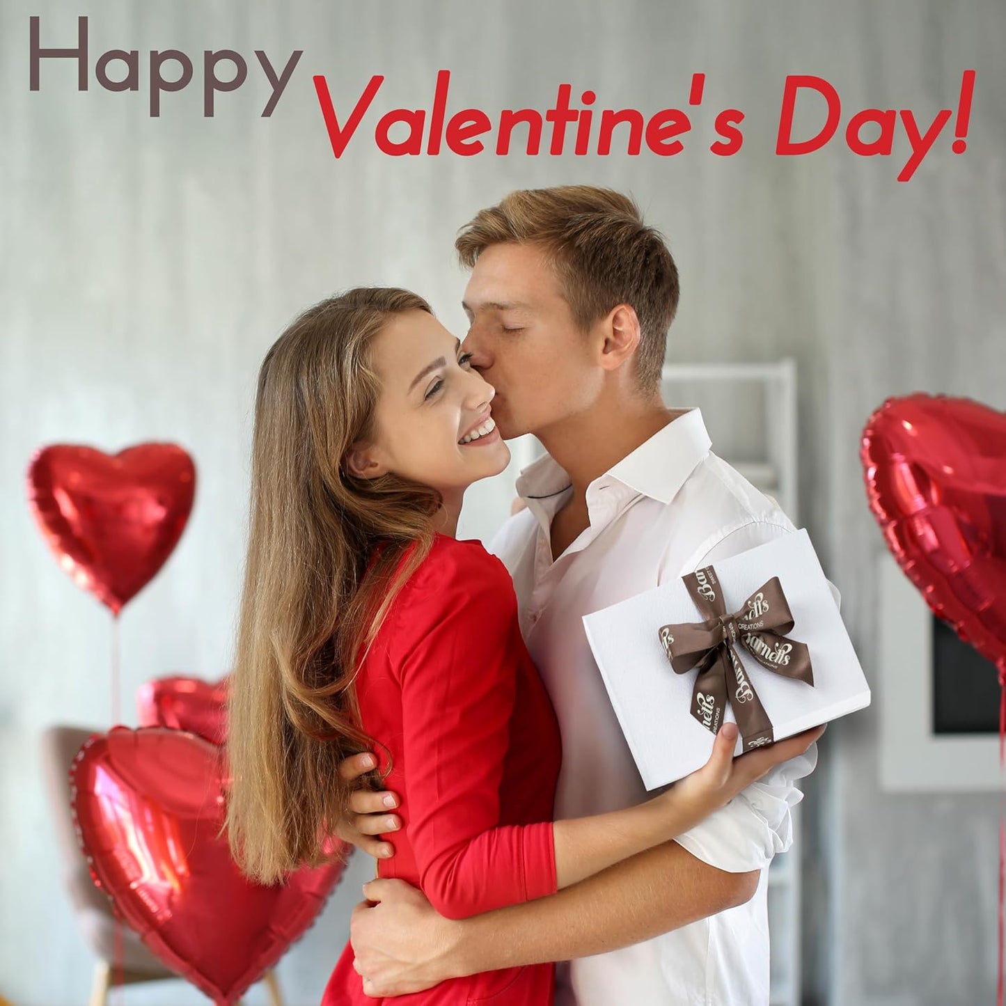 20 Chocolate Valentines Cookies Gift Basket, Gourmet Covered Candy Gift Box for Food Delivery, Cookie Gift Ideas for Galentines Friends Co-workers