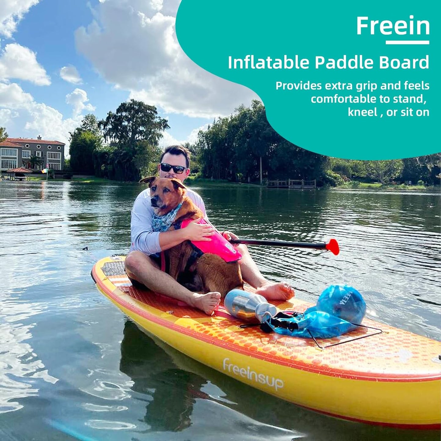OceanLife Inflatable Stand Up Paddle Board - XT - with Kayak Seat, Paddle Boards for Adults 10'/10'6”/11', Accessories sup Pump Adaptor, Kayak Paddle