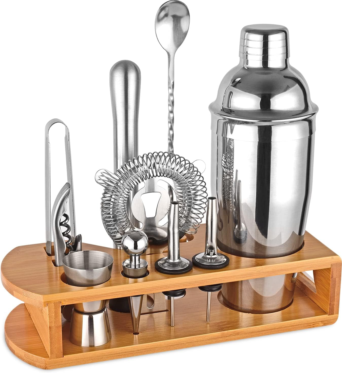 12-Piece Cocktail Shaker Set Bartender Kit for Drink Mixing, Bar, Home, Lounge & Party
